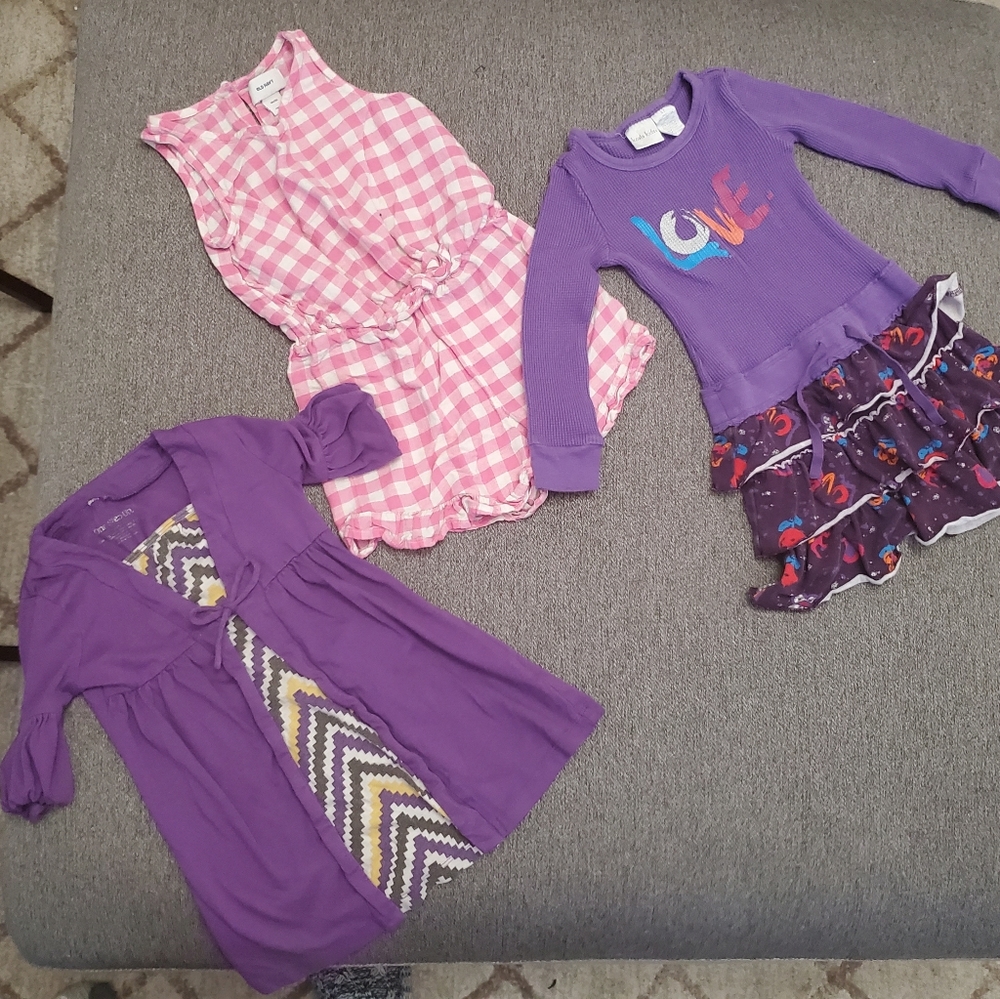 Lot of Girl's Tunic, Dress, and Romper